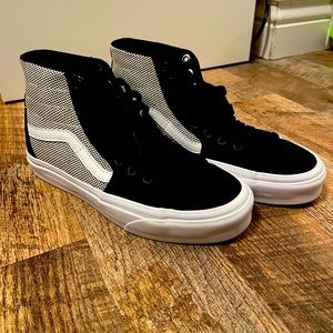 Vans Sk8-hi tapered embroidered checkerboard